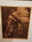 Antique 1908 Photogravure Sioux Lakota Chief American Horse Edward Curtis 