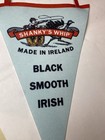 New Shanky s Whip Irish Black Smooth Whiskey Pennant Felt Banner