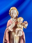 Rare Goebel Hummel Figurine Mary In Pink Robe   Baby Jesus 10 h