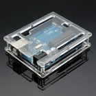 3 Pack Transparent Acrylic Case Cover Shell Enclosure Boxes For Arduino Uno R3