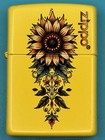 Sunflower Yellow Matte Zippo Lighter New