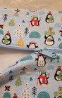 Festive Penguins  Cross Stitch Project Bag Medium Size