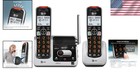 Smart Caller Id   Answering Machine - Bl102-2 Dect 6 0 Cordless Phone 2 Handsets