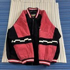 Dodge Motorsports Jacket Mens Xl Multi Color Nascar Racing Leather Essex Cars