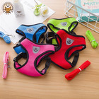 Stylish Adjustable Mesh Dog Vest Leash For Small To Medium Pets