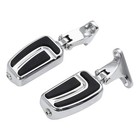 Chrome Rear Passenger Foot Pegs For Harley Touring Street Glide 1993 2025
