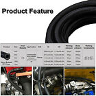 An4 an6 an8 an10 an12 Fuel Hose Oil Gas Line Nylon Stainless Steel Braided New