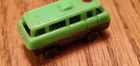 Vintage Miniature Plastic Bus Van Ambulance Hong Kong Bronco Brand Green