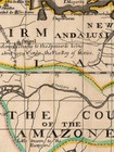 1700    a New Map Of South America    Vintage Style Strange Map - 20x28