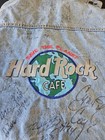 Vintage 90 s Hard Rock Caf   Orlando Save The Planet Signed Denim Jacket Size L