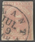 Confederate States  4 Used On Envelope Piece