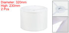 2pcs Drum Lamp Shades Linen Round Lamp Shade Lampshade White 13 Inch