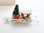 Hallmark Keepsake Ornament Ready Set Grow White Metal Wheelbarrow 2006