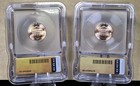 2025 P D Last Year Of Issue Icg Ms67 Rd  Penny Lincoln Cent 2 Coin Set Free Ship