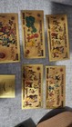Pokemon  Yen Novelty 24k Gold Foil Plated Note Bill  Lot Of 5 And 1 Star Wars