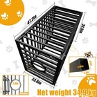 Heavy Duty Metal Dog Cage 47 2 x31 5 x 23 6  Strong Pet Crate Kennel Playpen