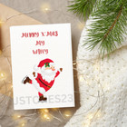 Printable Christmas Greeting Cards Digital Card Merry Christmas Card Download