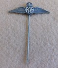 Original Wwii British Raf Royal Air Force Wings Stickpin - 925 Sterling