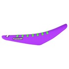 1999-2002 Kawasaki Kx 125-250 Gripper Seat Cover  All Purple  Flo Green Ribs  77