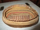 Antique Vintage Native American Fine Woven 6 X 2 5 Colorful Basket