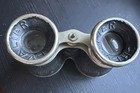 Antique Chevalier Paris Opera Glasses Binoculars Brass Textured Grip Clear Image