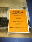 Gold Bond Sound Control Products Catalog 3 Lot U S Navy Asbestos Vintage 1940 s
