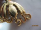 Gucci   Zipper Pull Charm Bee Bronzy Gold Tone Metal   Crystals 1 5   