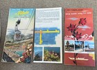 1950s Gotthard Railway Mt Pilate Pilates Switzerland Travel Brochure Lot  3 