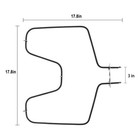 Self Clean Range Oven Bake Unit Lower Heating Element Wb44k10005 For Ge
