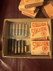 Vintage Nichols Stallion 45 Cap Gun W cartridges Holster And 8 Boxes Caps