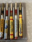 Lot Of 15 Vintage Bullet Pencils Advertising Souvenir