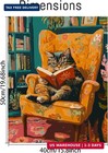 Reading Cat Paint By Numbers Kit For Adults painting By Numbers diy Acrylic Pain