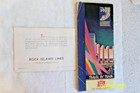 Brochure 1933 Rock Island Railroad Chicago Century Progress Exposition Foldout