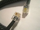 Black Landline Phone Handset Cord Telephone Receiver Curly Coil Cable  line Cord