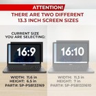 13 3 Inch 16 9 Laptop Privacy Screen Filter - Computer Monitor Privacy Shield 