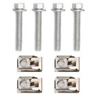 4 Pack Exhaust Manifold Bolts U Nuts Kit 03442 For Dodge Ram 1500