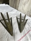 Vtg Art Deco Wall Sconces  1930s Light Fixtures   Pair