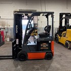 2022 Toyota 8fbc15u 3000lb Used Forklift Triple Mast Sideshift 7369 Hours