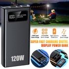 50000mah Fast External Portable Power Bank Backup Battery Charger For Cell Phone