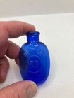 Cobalt Blue B p co  brunswick Pharmacal Co  Hand Blown Round Bottom Pill Bottle