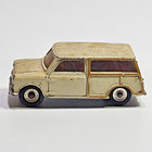 Vintage Dinky Toys Morris Mini Traveller 197 Cream Body Red Interior Spun  Hubs 
