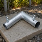 Fence Bracket Connector Cylindrical Tubes L-shaped Connector Loop Bolt Bolt
