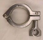 1 5 Inch Ss Sanitary Tri Clamp Beer Stainless Steel Lot Of 5 Used