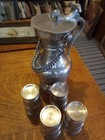Vintage Swiss Jolinox Sa Lausanne Pewter Pitcher Set