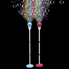 1pack Standing Bubble Machines With Colorful Lights   Music Kids Bubble Maker