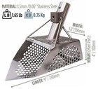 Sand Scoop Metal Detector Detecting Hunting Tool Sharky Stainless Steel Coob