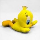 Vintage Tweety Bird Plush Looney Tunes 1997 Laying Yellow Bird Warner Bros 8   