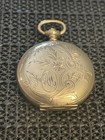 Antique Swiss Pocket Watch Ornate Floral Gold Filled Case The Nassau 35mm Repair