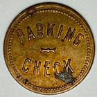 Antique Temple University Parking Check Token Philadelphia Pa 22mm