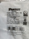 100 Pack   Panduit - Fsd81-12-c  Ferrule  12awg  Grey